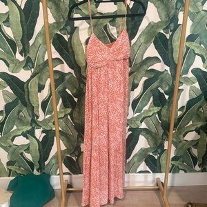Like new peach orange maxi dress from Abercrombie- XSP worn once!
